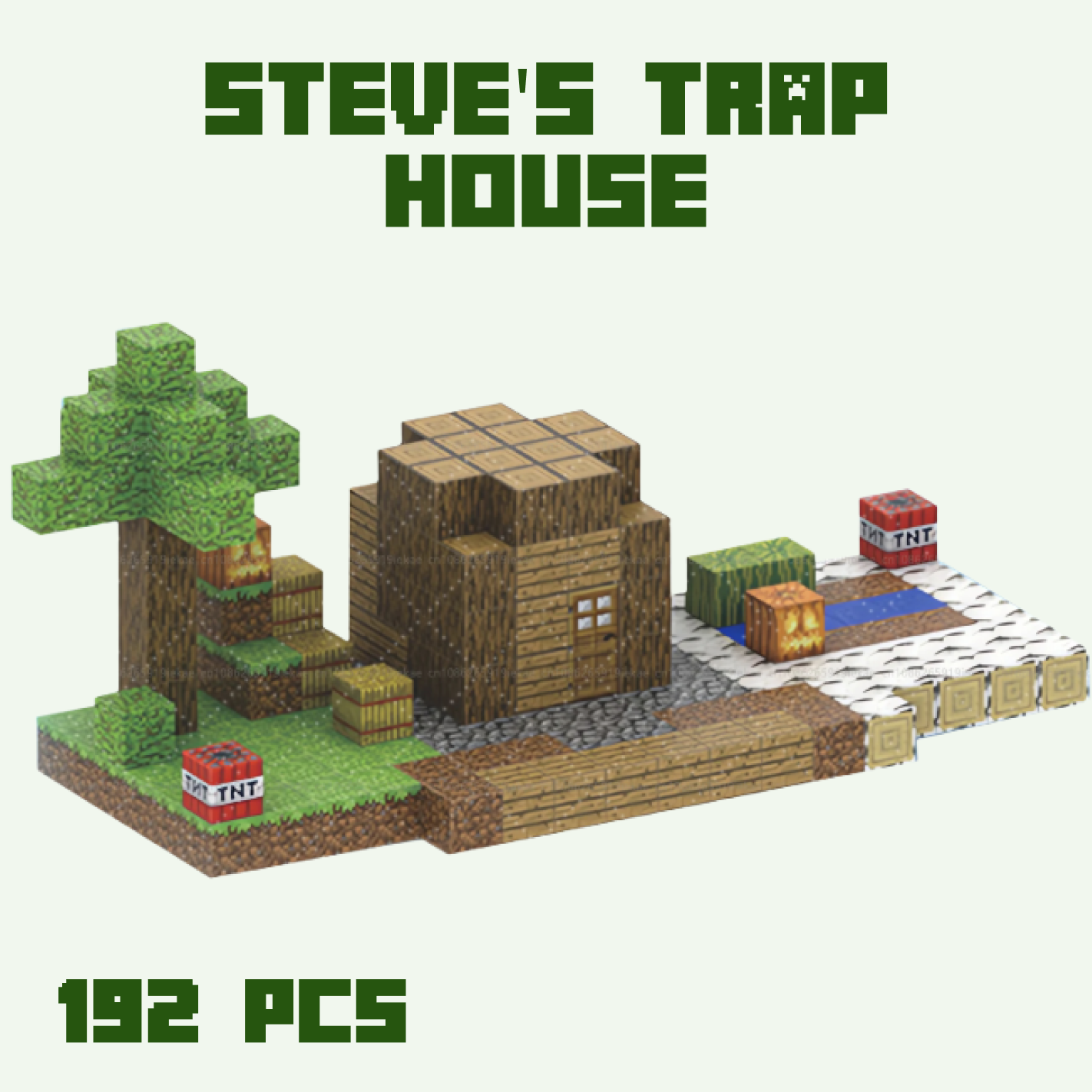 Steve's Trap house - 192 Blocks