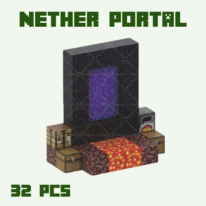 Nether portal - 32 Blocks