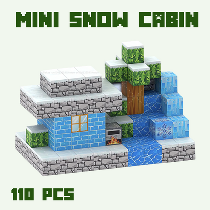 Mini Snow Cabin - 110 Blocks